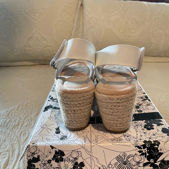 White Wedge Shoes - Picture 6 of 9